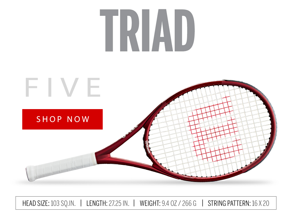 Wilson TRIAD Five Tennis Racket