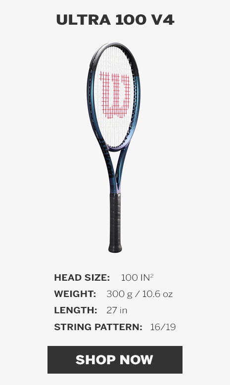Wilson Ultra v4 100 Tennis Racquet
