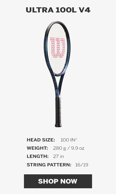 Wilson Ultra 100L V4.0 Tennis Racquet