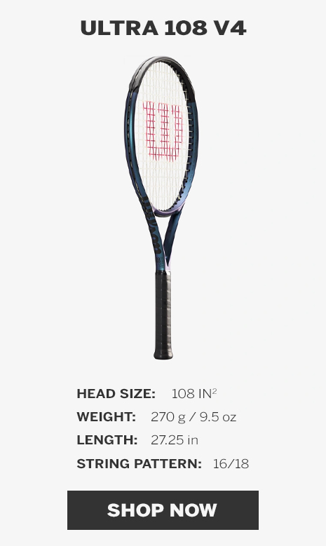 Wilson Ultra 108 V4.0 Tennis Racquet