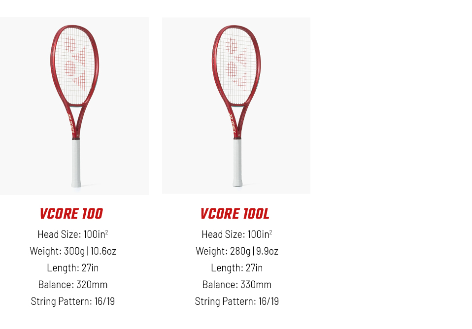 Yonex Vcore 8th Gen Tennis Racquets