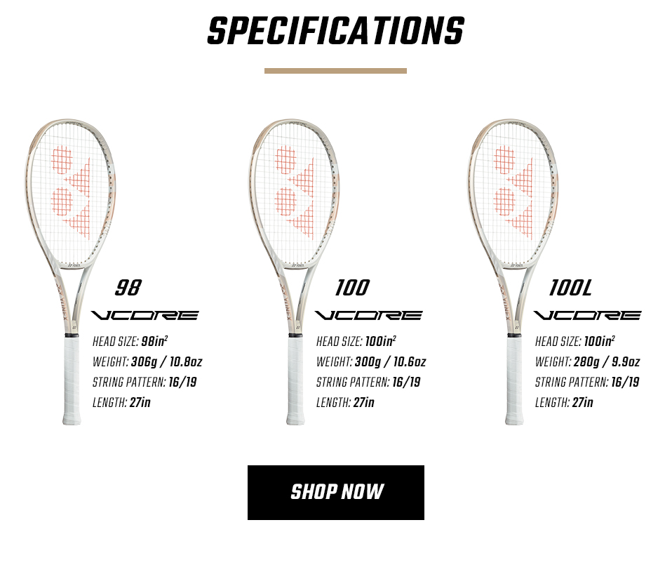 Yonex VCORE Sand Beige Racquets