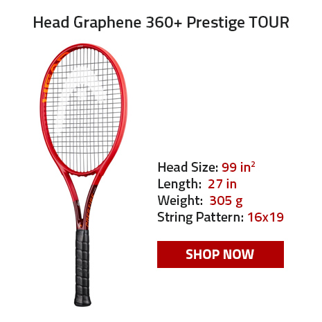 Prestige Tour Tennis Racket 99sq/305g/18x19 Details about   Head 2020 Graphene 360 Free EMS 