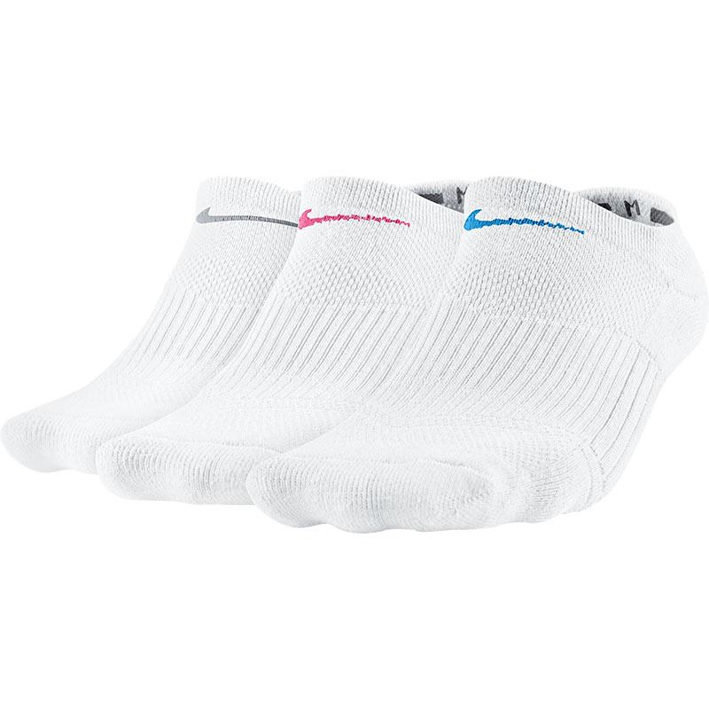 Nike 3 Pack No Show Women's Tennis Socks White/assorted