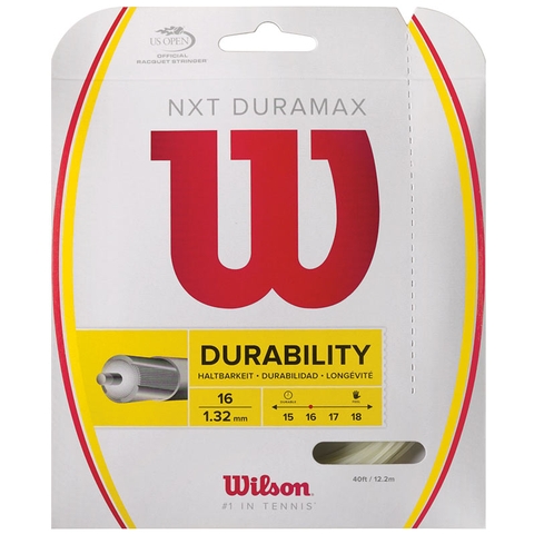 Wilson NXT Duramax 16 Tennis String Set Natural