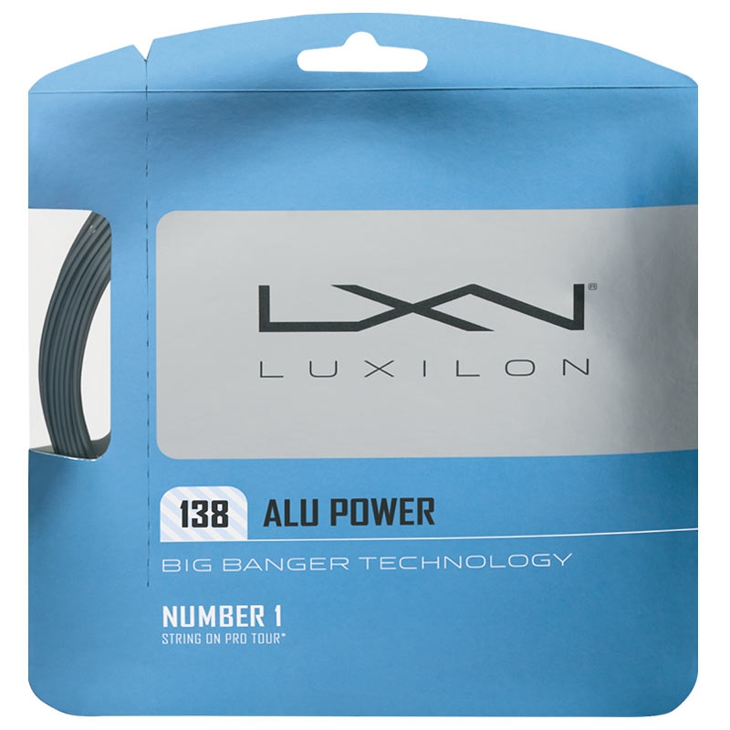 Luxilon Alu Power 138 Tennis String Set Silver