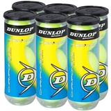 Dunlop Championship All Surface 6 Can pack Tennis Balls - 3 Ball Can x 6