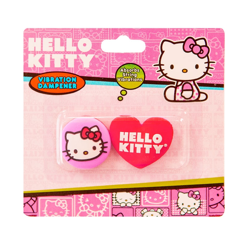 Hello Kitty Face and Heart Tennis Dampener