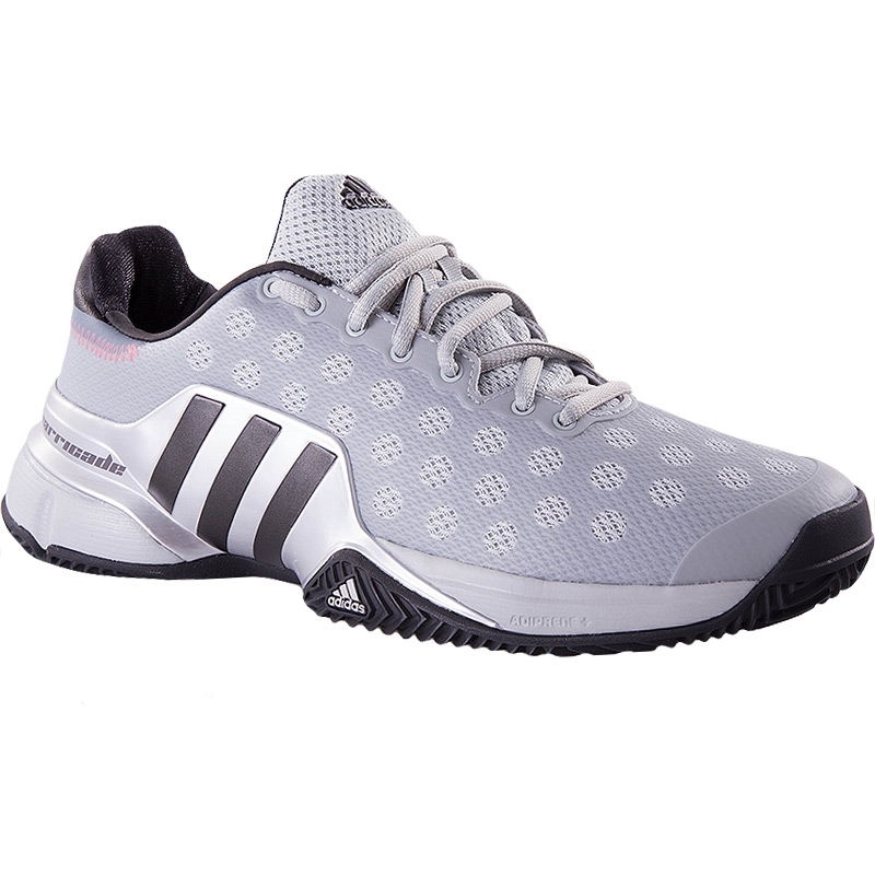 Adidas Barricade 2015 Clay Men's Tennis Shoe Grey/red