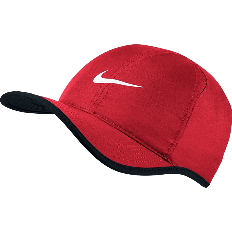 Nike Featherlight Men's Tennis Hat Red/white