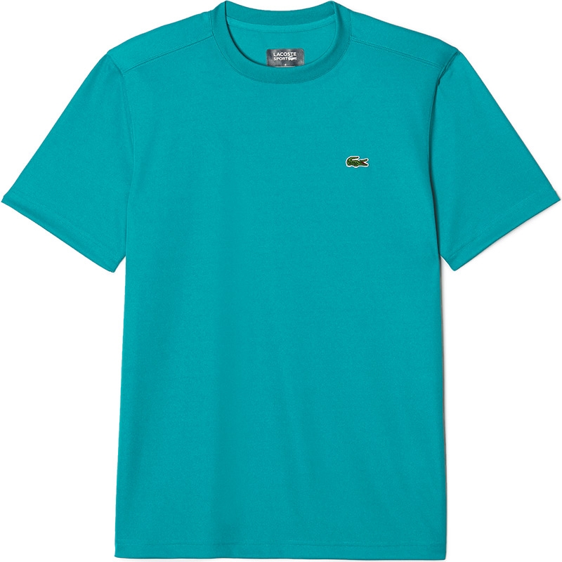 Lacoste Jersey Cotton/Polyester Men's T-Shirt Aqua