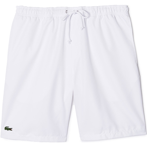 mens white lacoste shorts