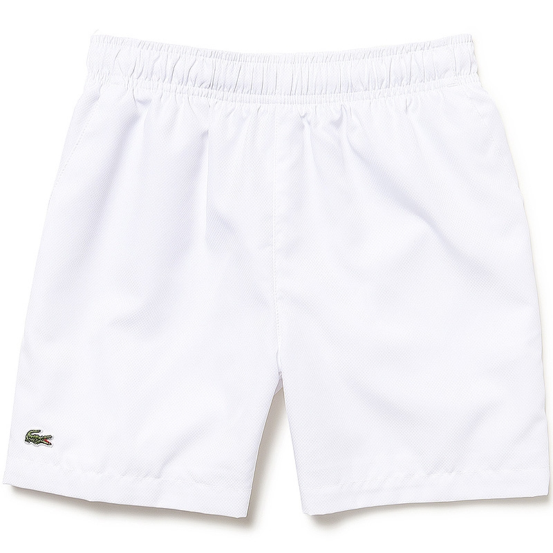 Lacoste Taffeta Boy's Tennis Short White