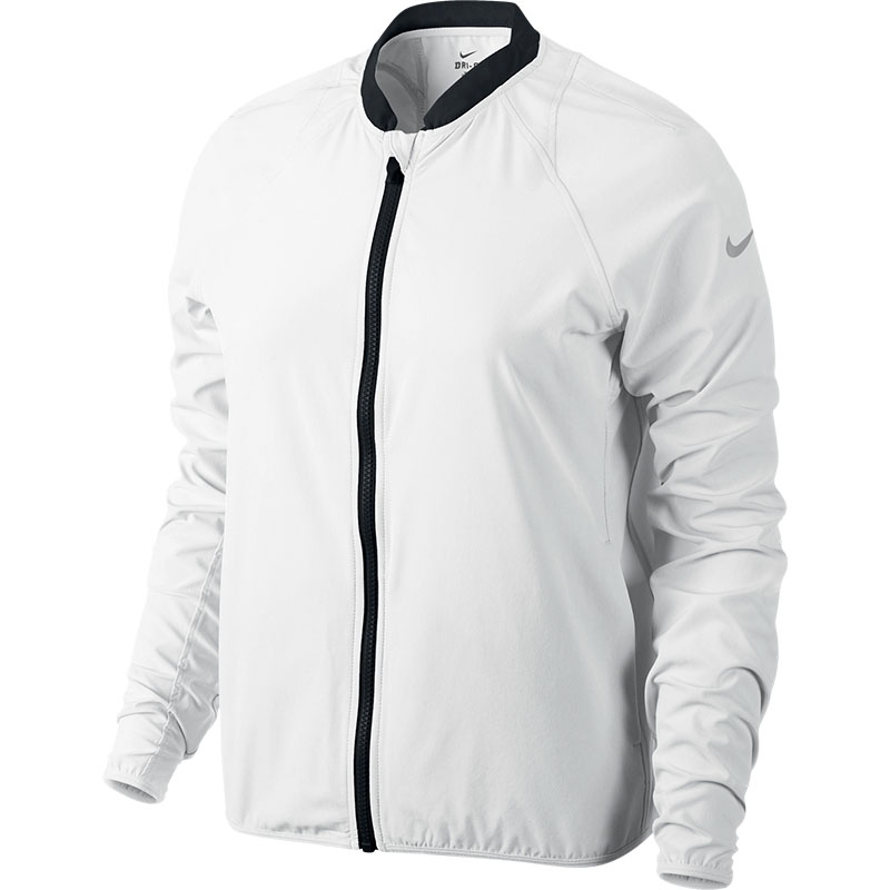 Nike Woven Court FZ Women's Tennis Jacket White/black