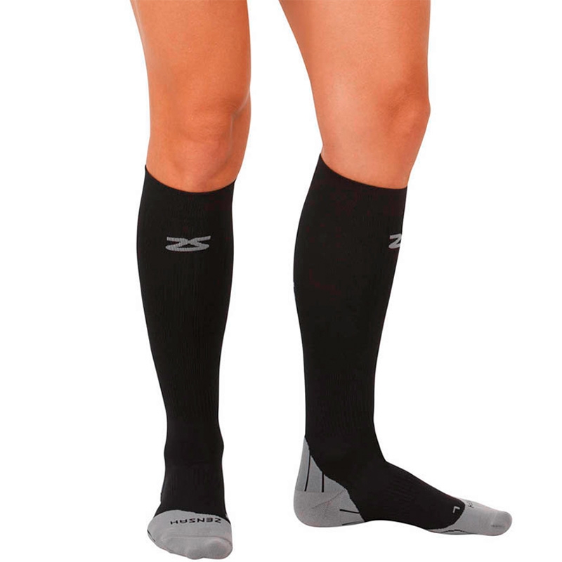 Zensah Tech+ Compression Socks Black Black