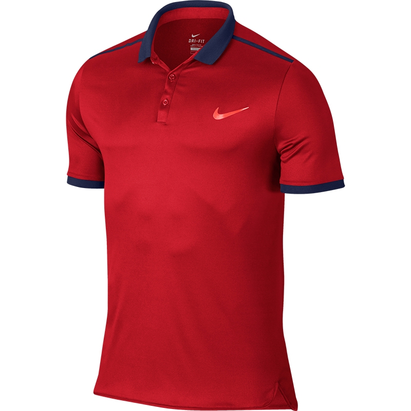 nike men's advantage tennis polo