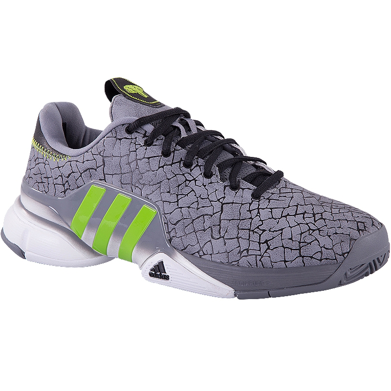 Adidas Barricade 2016 Hannibal Men's Tennis Shoe Grey/lime