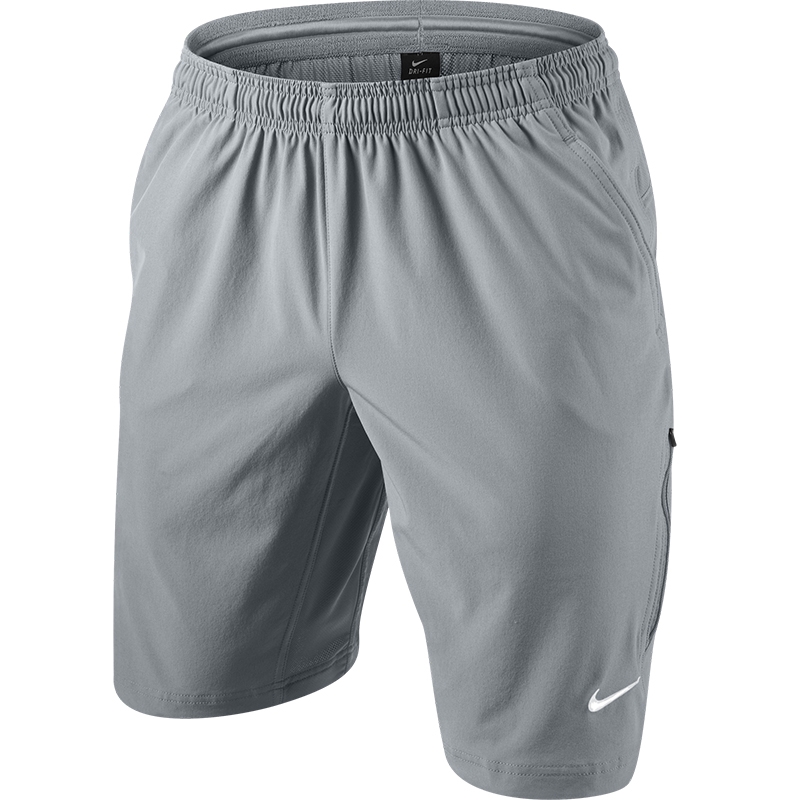 Nike N.E.T. 11 Woven Men's Tennis Short Grey/white