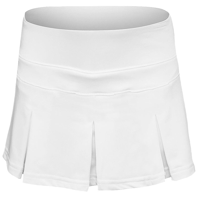 Prince Pleated Girl's Tennis Skirt White