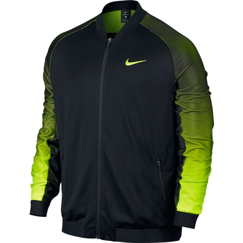 Nike Premier Men's Tennis Jacket Black/volt