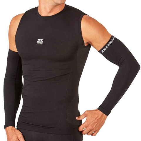 Zensah Compression Arm Sleeve Black