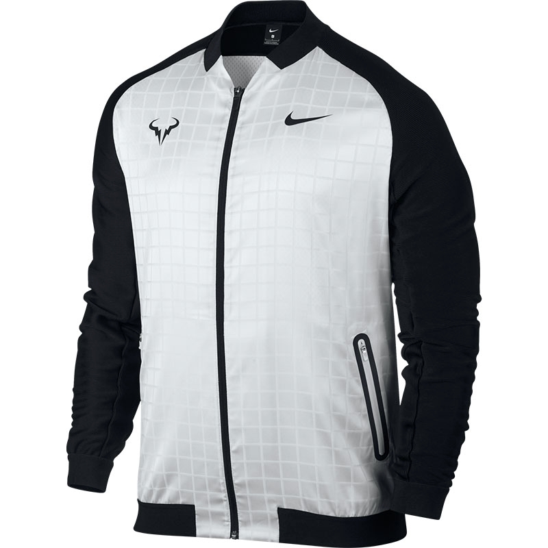 Nike Rafa Premier Men's Tennis Jacket White/black