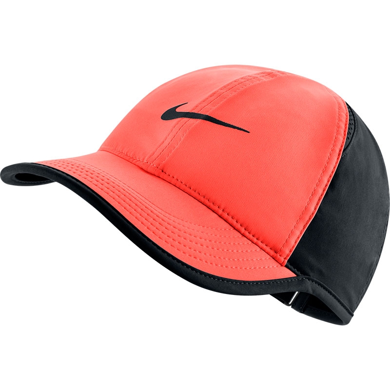 Nike Featherlight Women's Tennis Hat Hyperorange/black