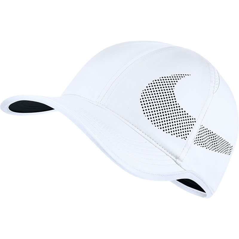 Nike Aerobill Featherlight Men's Tennis Hat White/black