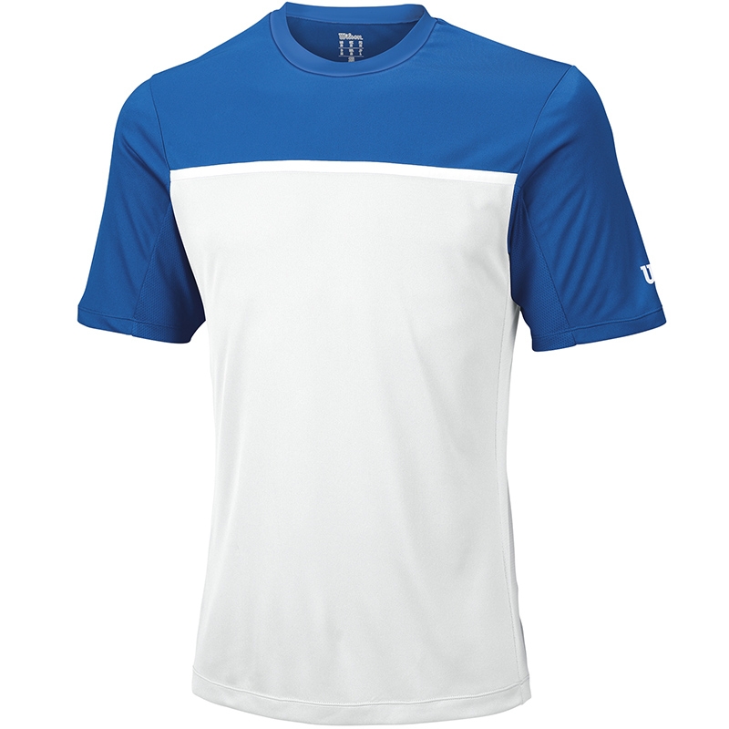 Wilson Team Men's Tennis Crew Blue/white