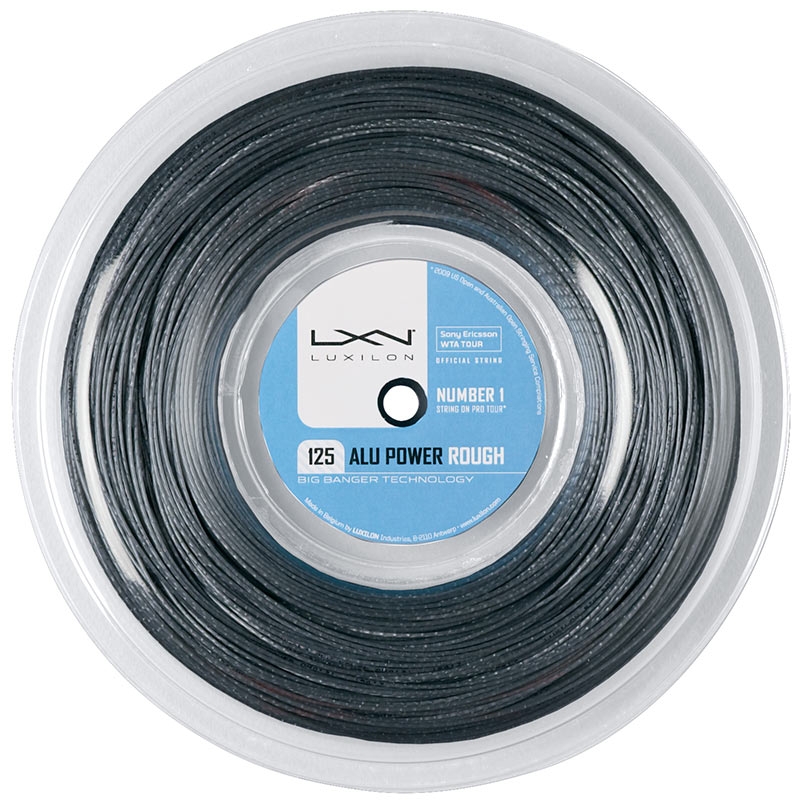 Luxilon Alu Power Rough 125 Tennis String Reel Silver