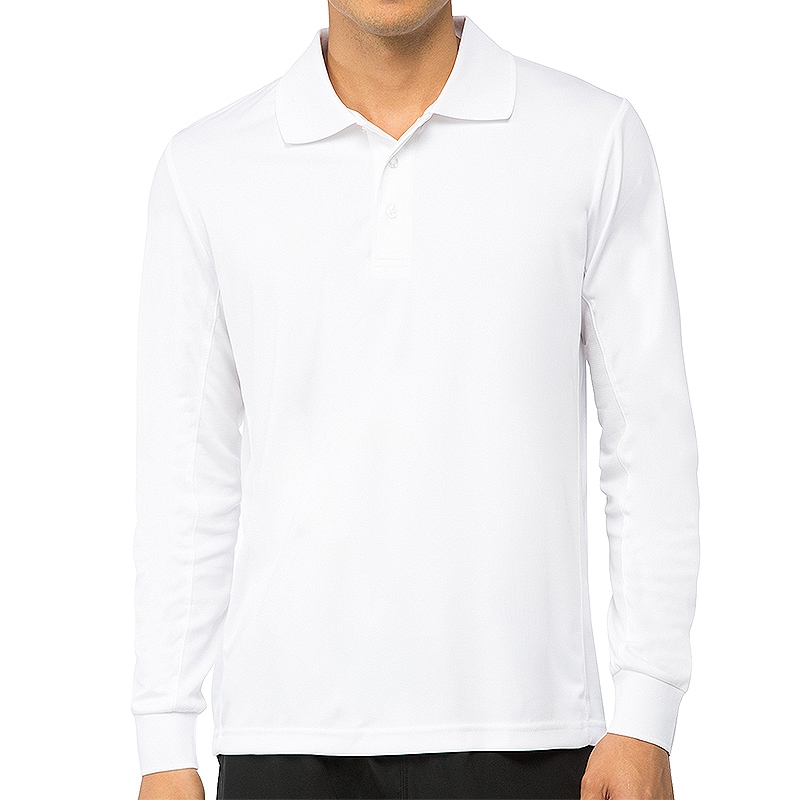 Fila long best sale sleeve polo shirt