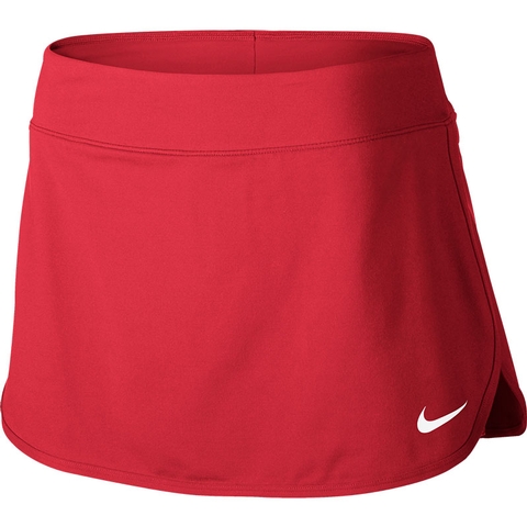 Nike Pure Women's Tennis Skirt Red/white