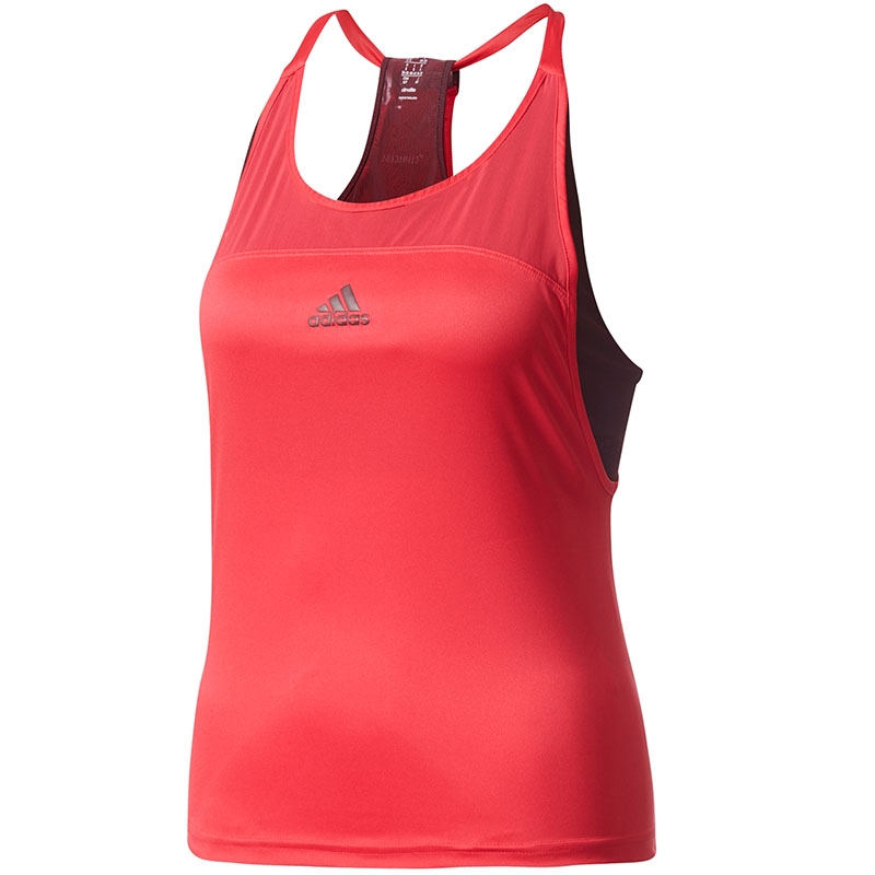 Adidas Us Series Women's Tennis Tank Pink/burgundy