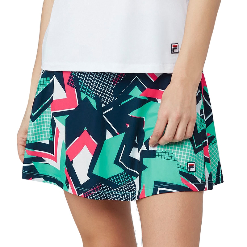 Fila Heritage Printed Women's Tennis Skirt Navy/printed