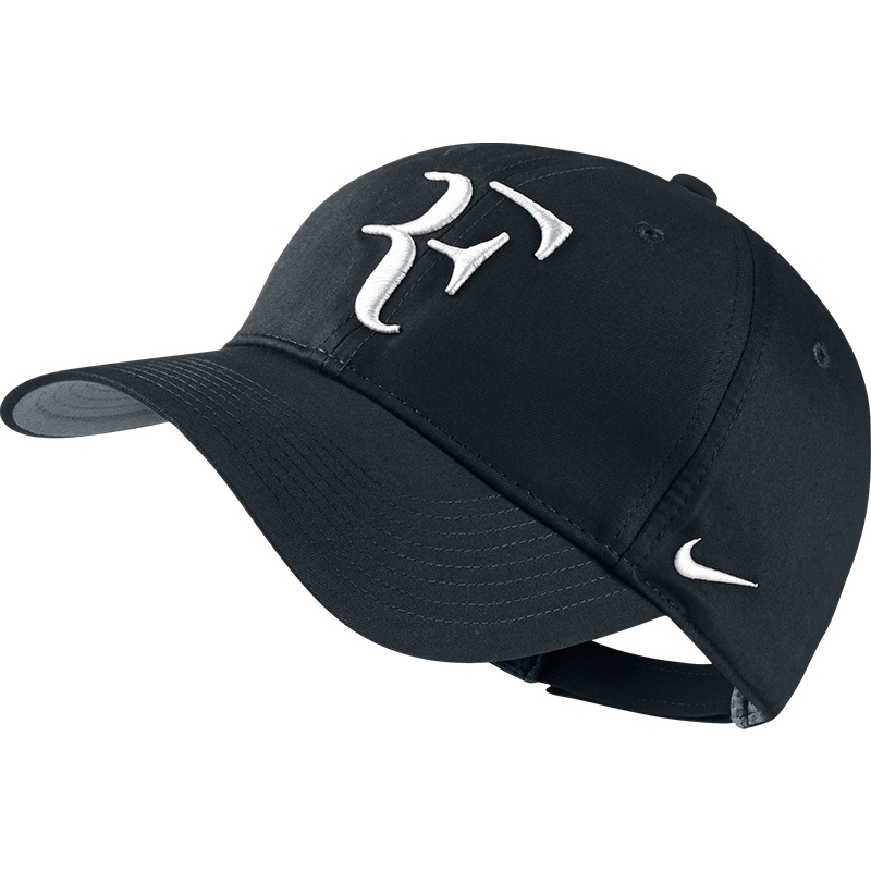 Renacimiento Corte de pelo beneficio Nike RF Hybrid Legacy Men's Tennis Hat Black/white