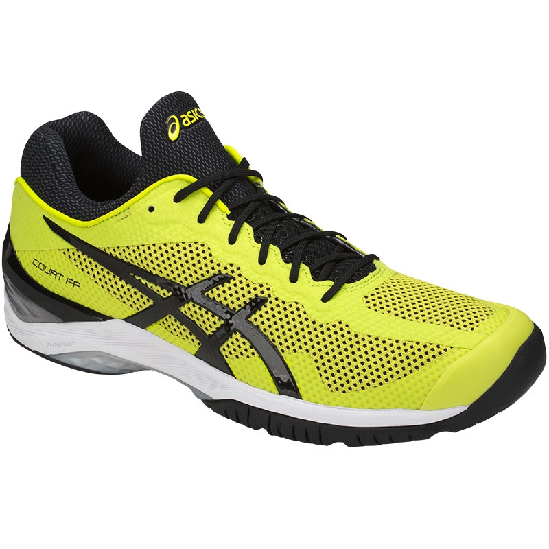 Asics Gel Court FF Unisex Tennis Shoe Yellow/black