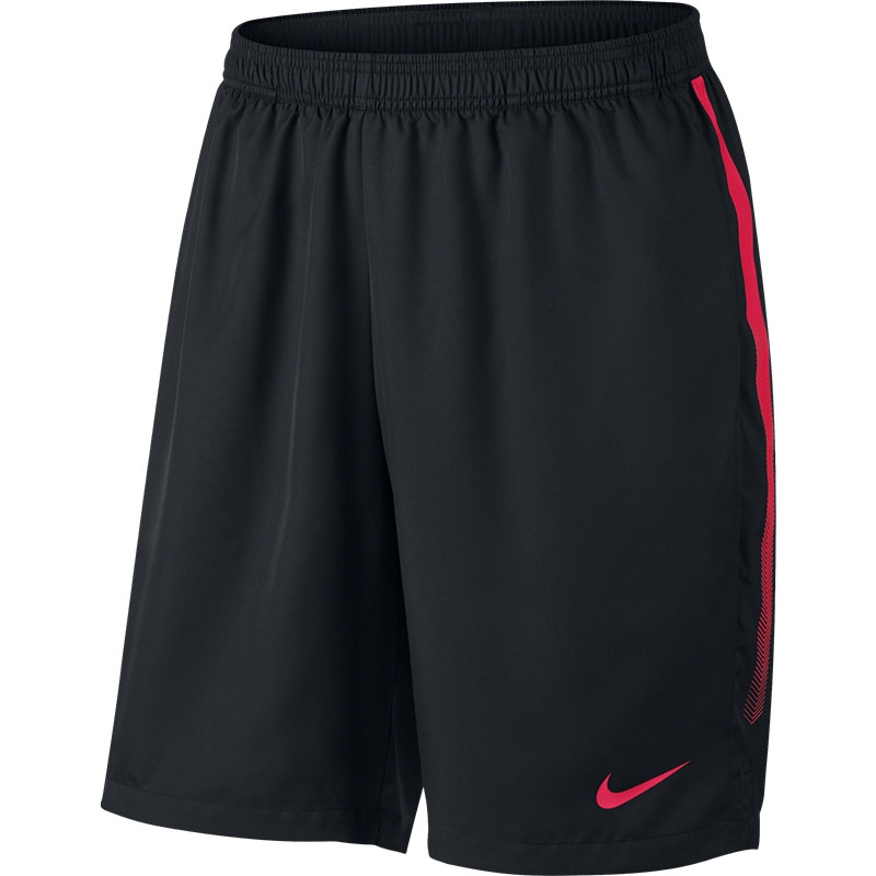 Nike Court Dry 9 Men's Tennis Short Black/lava