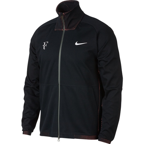 Nike Premier RF Men's Tennis Jacket Black/lava
