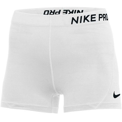 white nike pros