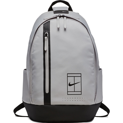 nike court advantage tennis backpack white