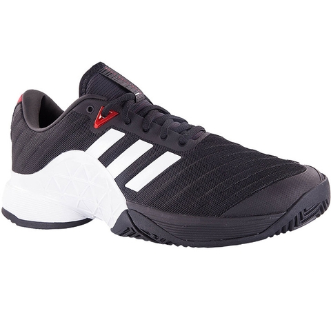 adidas barricata 2018 uomini scarpe da tennis nero / bianco adidas barricata 2018 uomini scarpe da tennis nero / bianco