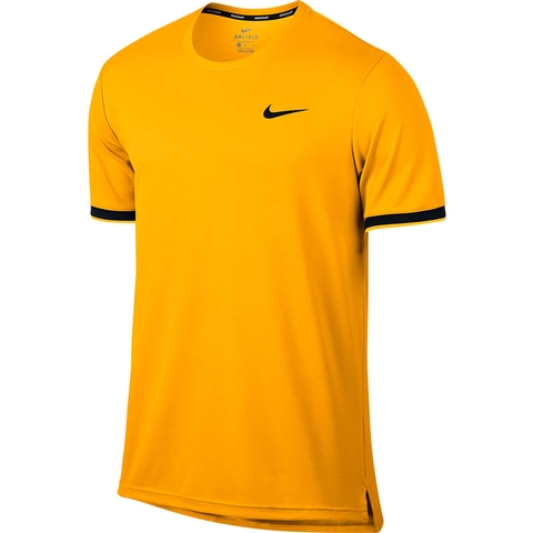nike tennis shirt orange