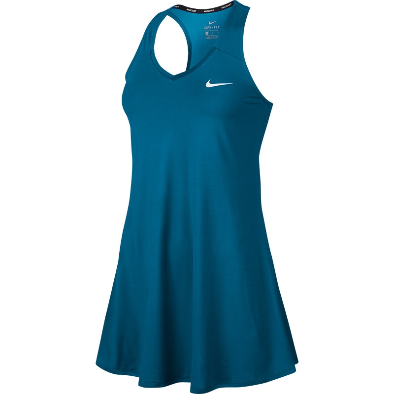 Nike Pure Women's Tennis Dress Neoturquoise/white