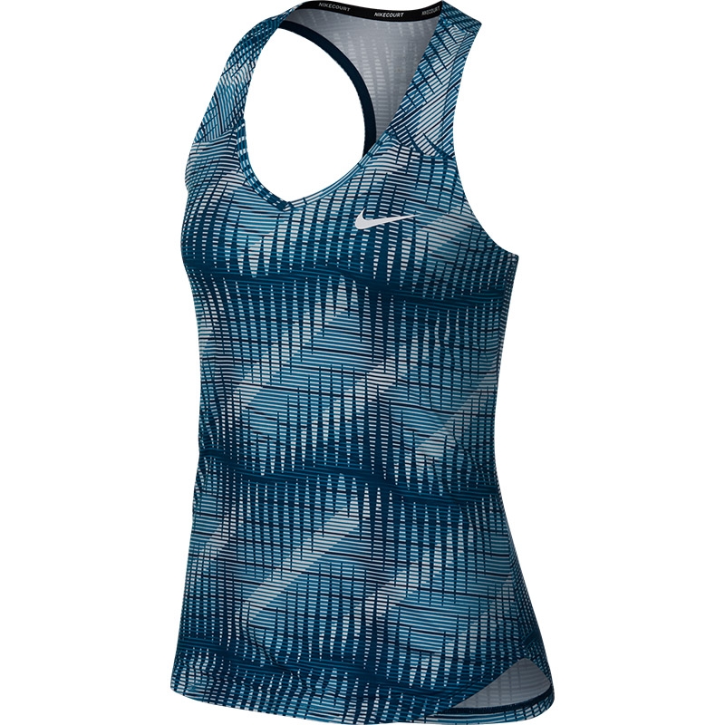 Nike Pure Women's Tennis Tank Blueforce/white
