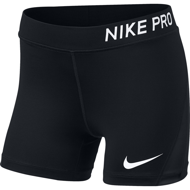 Nike Pro Girl's Tennis Short Black