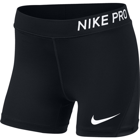 de nuevo Anzai Algebraico Nike Pro Girl's Tennis Short Black