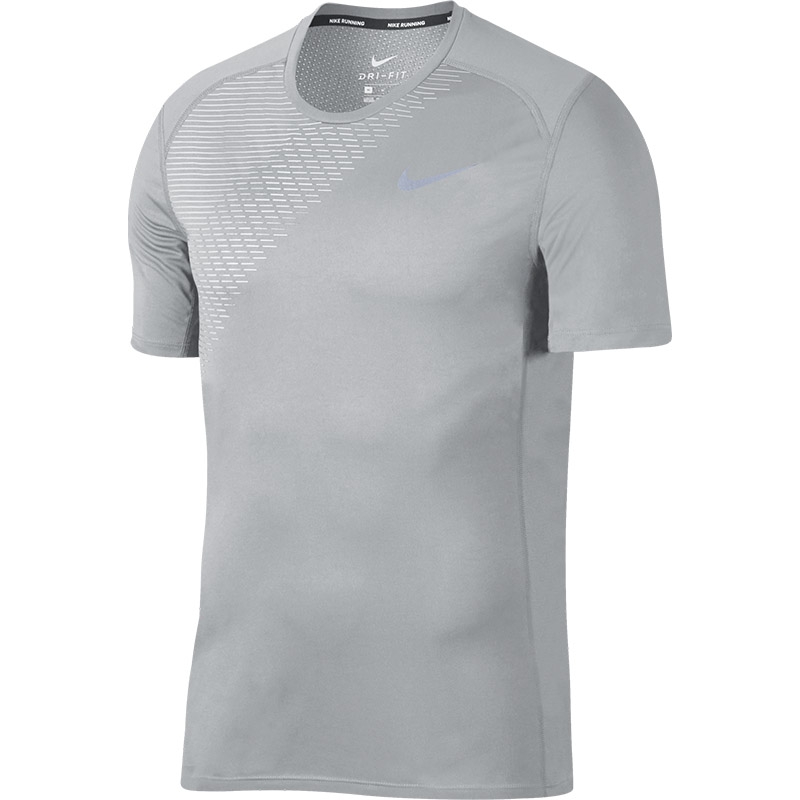 nike miler top grey