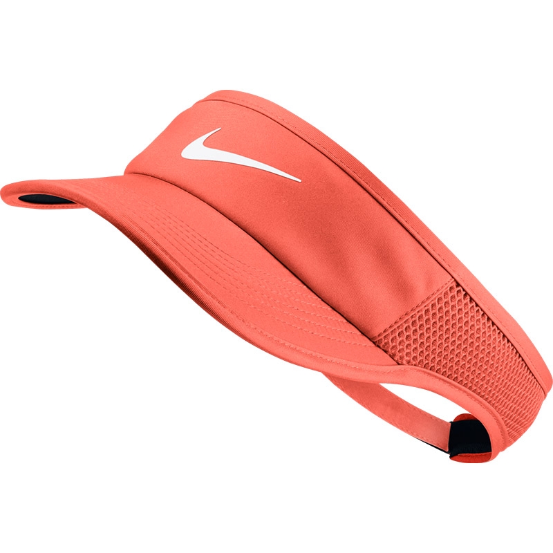 Nike W Featherlight Women's Tennis Visor Wildmango/white