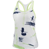 Athletic DNA Art Brush Racerback Girl's Tennis Tank
