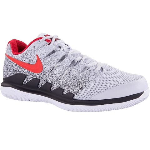 Nike Air Zoom Vapor X Men's Tennis Shoe Platinum/black/red